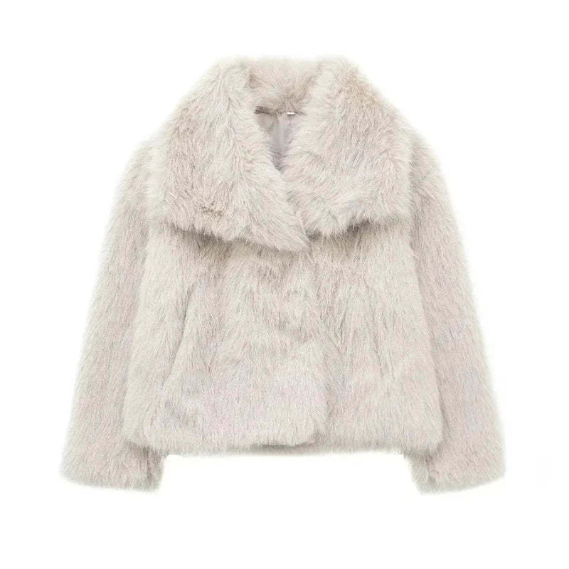 Oversized Cozy Fur Coat
