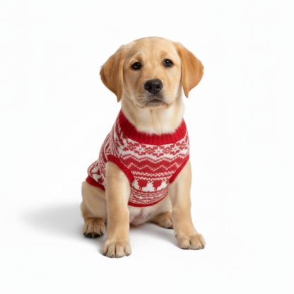 Reindeer And Snow Design Matching Family Christmas Pajamas