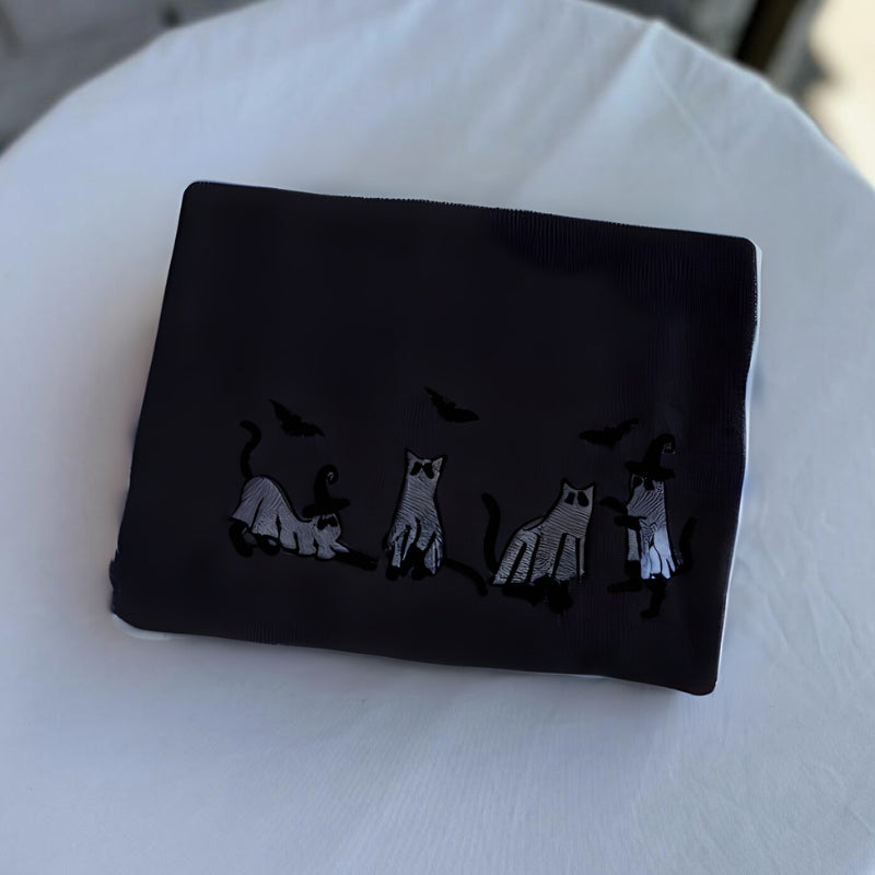 Retro Cats Halloween Sweatshirt-Cozy Knit Sets