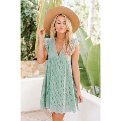 Marina Dress - With Shorts And Pockets-Cozy Knit Sets