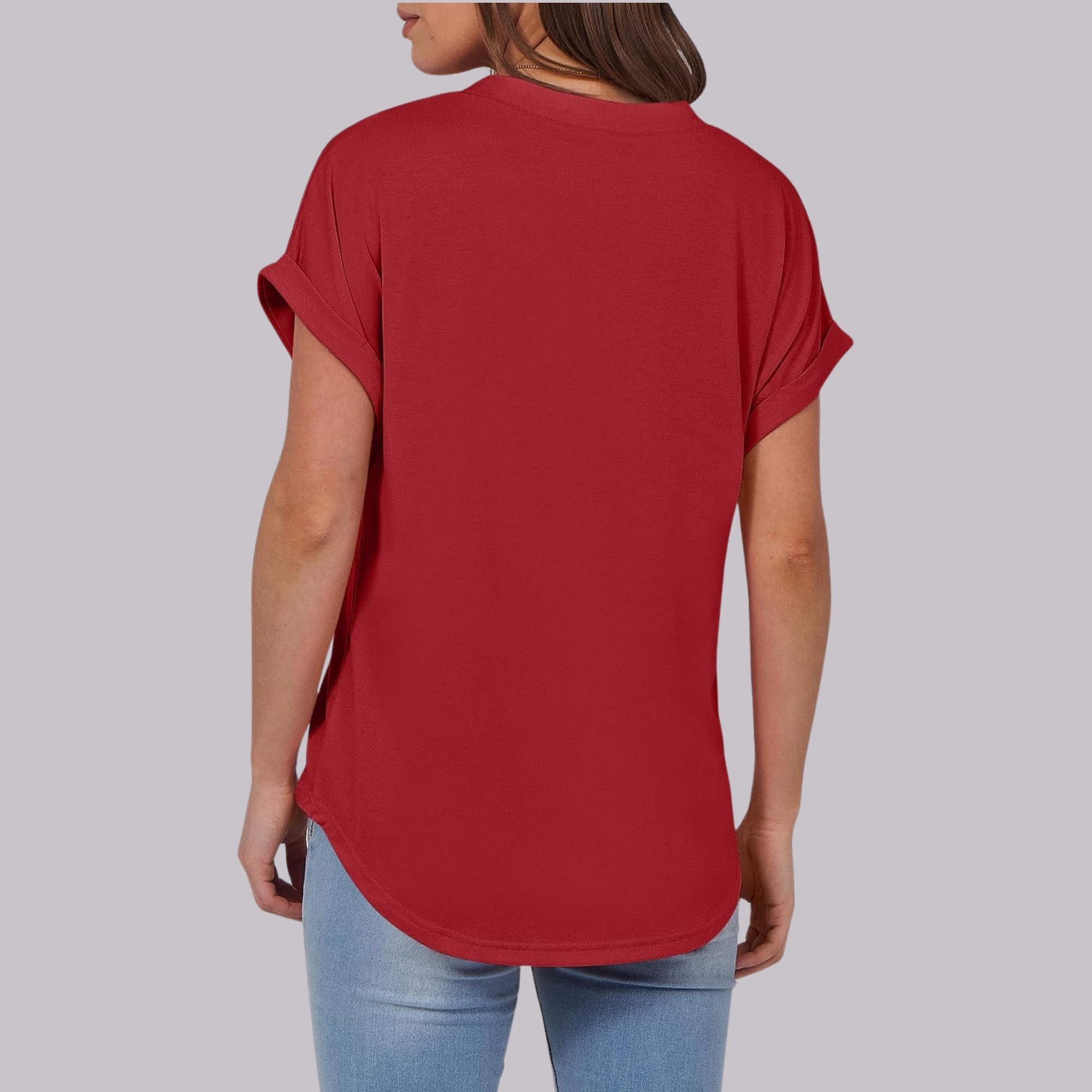Summer Henley Casual Top For Women 