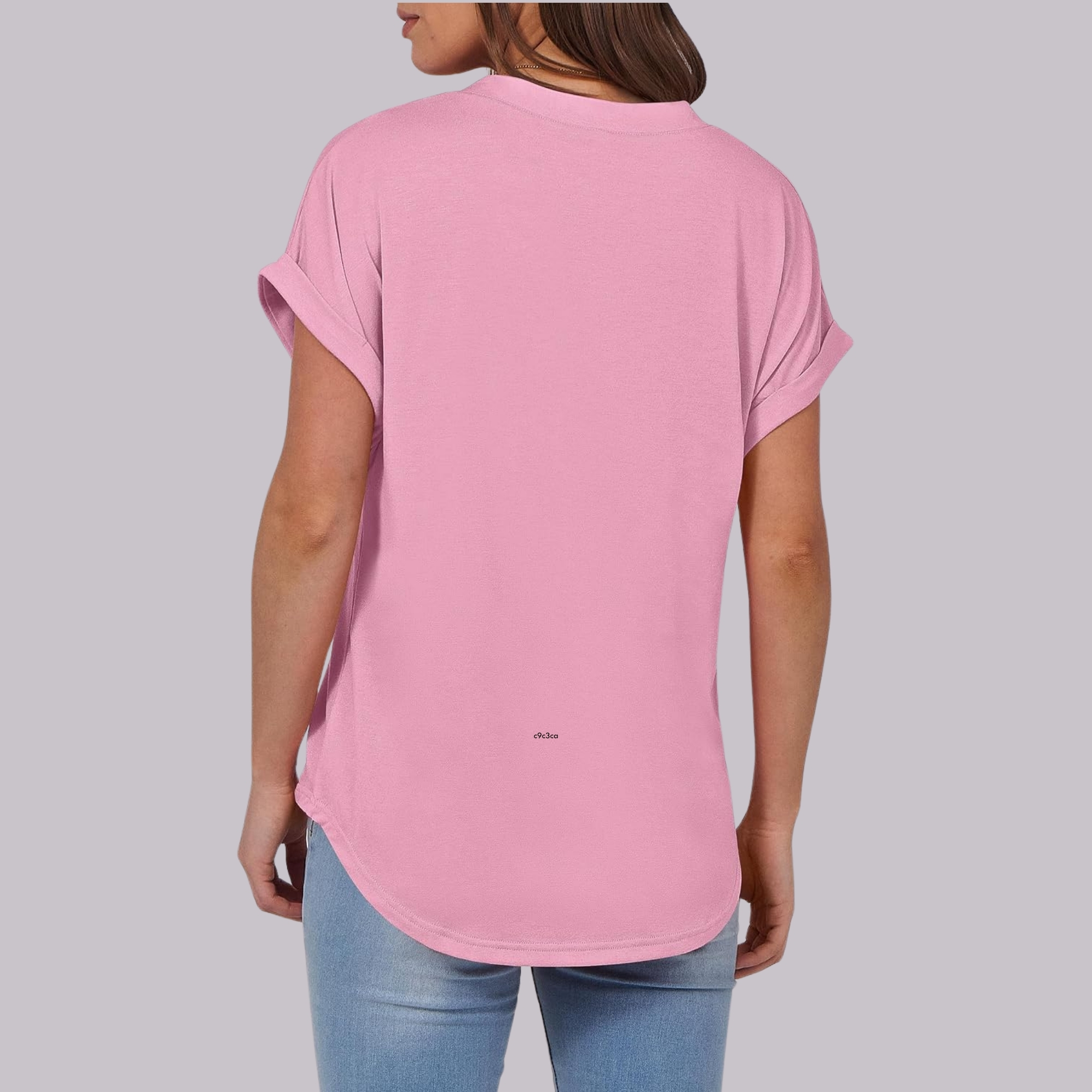 Summer Henley Casual Top For Women 