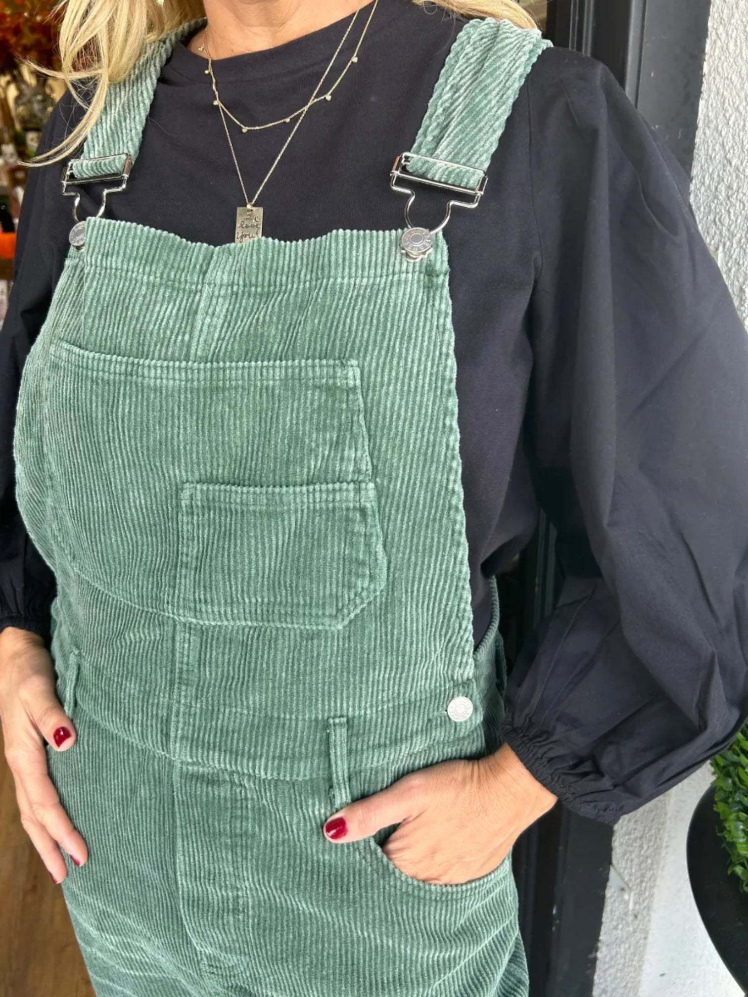 Tattered Overalls Jumpsuit-Cozy Knit Sets