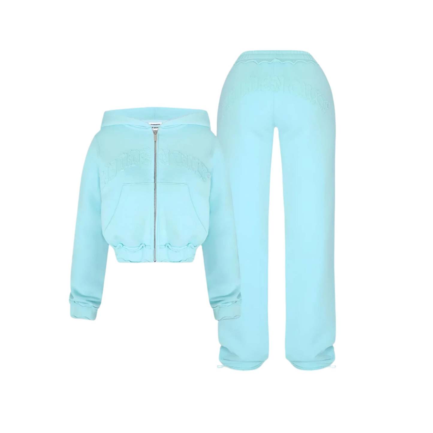 Two Piece Comfy Hoodie And Jogger Set-Cozy Knit Sets