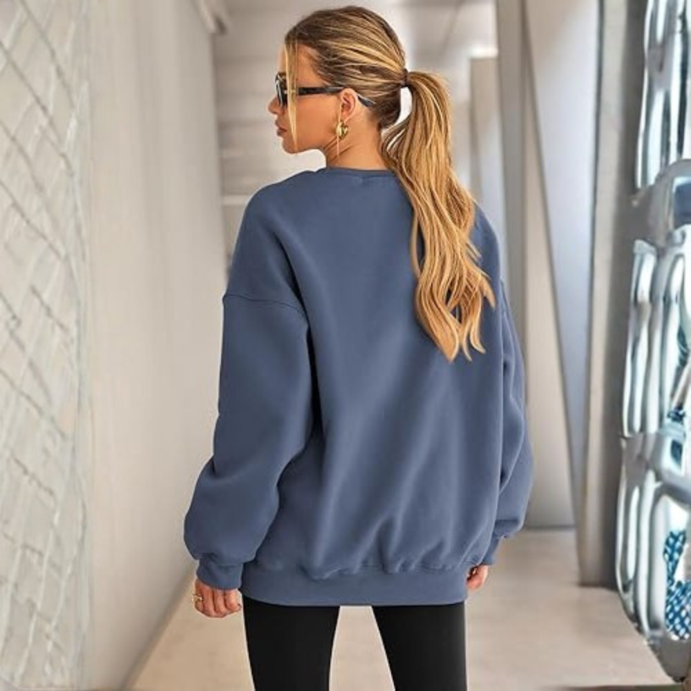 Oversized Sweatshirt Hoodies With Fleece For Women