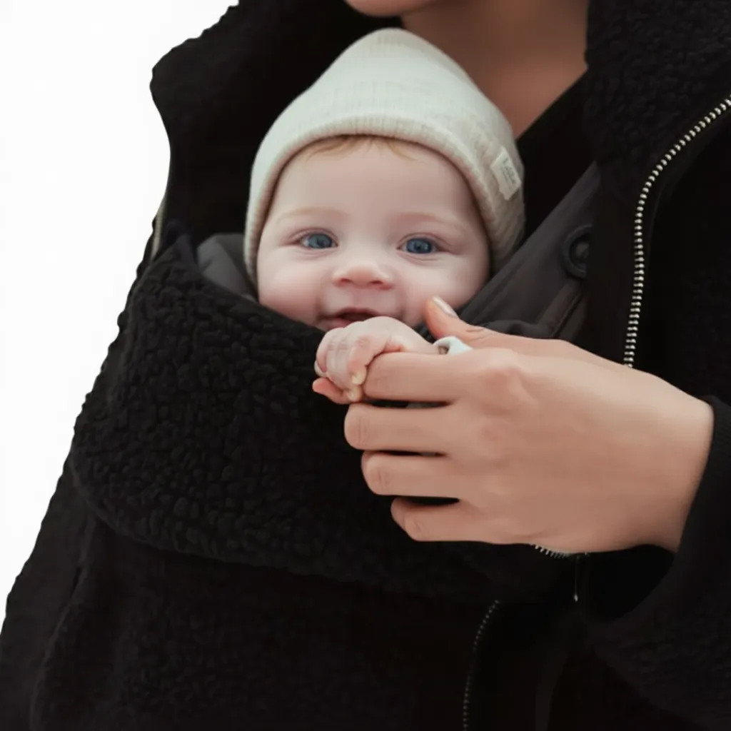 MAMA Babywearing Fleece Jacket And VestMAMA Babywearing Fleece Jacket And Vest - Image 8