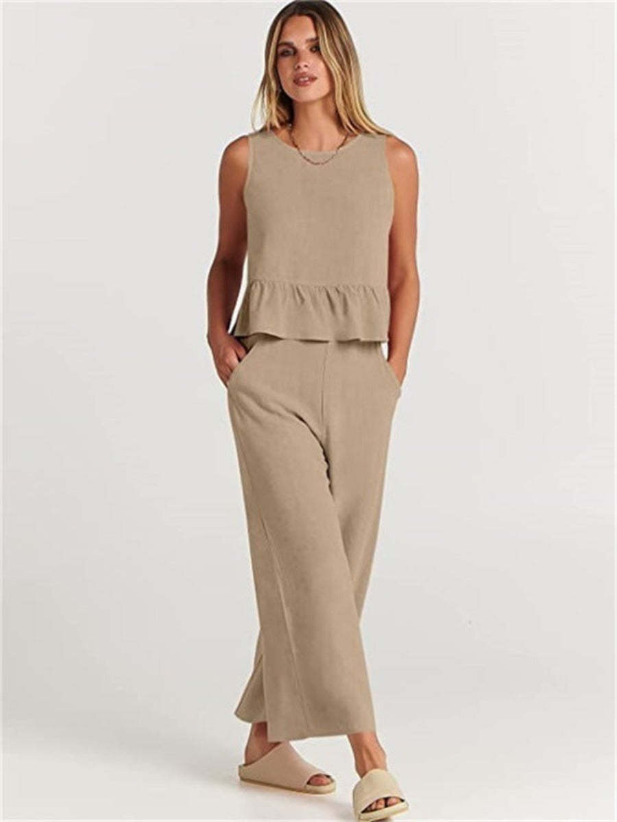 Casual 2 Piece Set For Women-Cozy Knit Sets