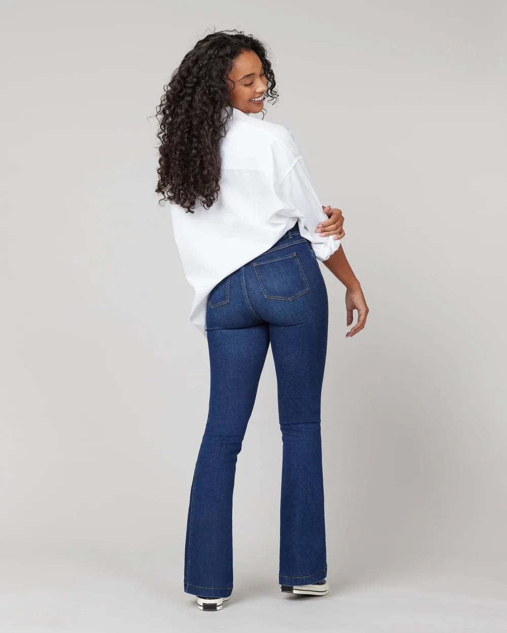 Women's Stretch Flare Jeans-Cozy Knit Sets