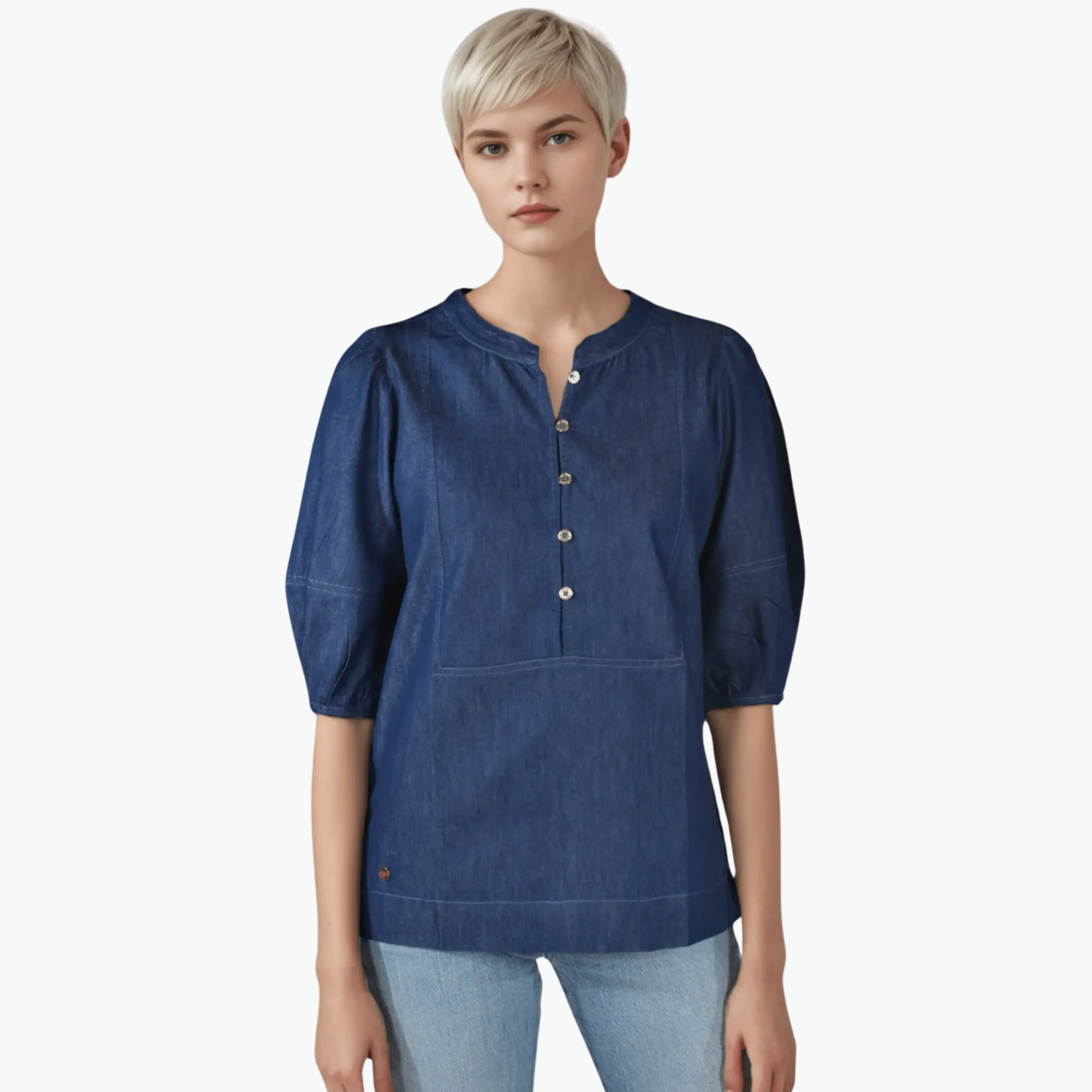 Denim Midnight Mirage Blouse