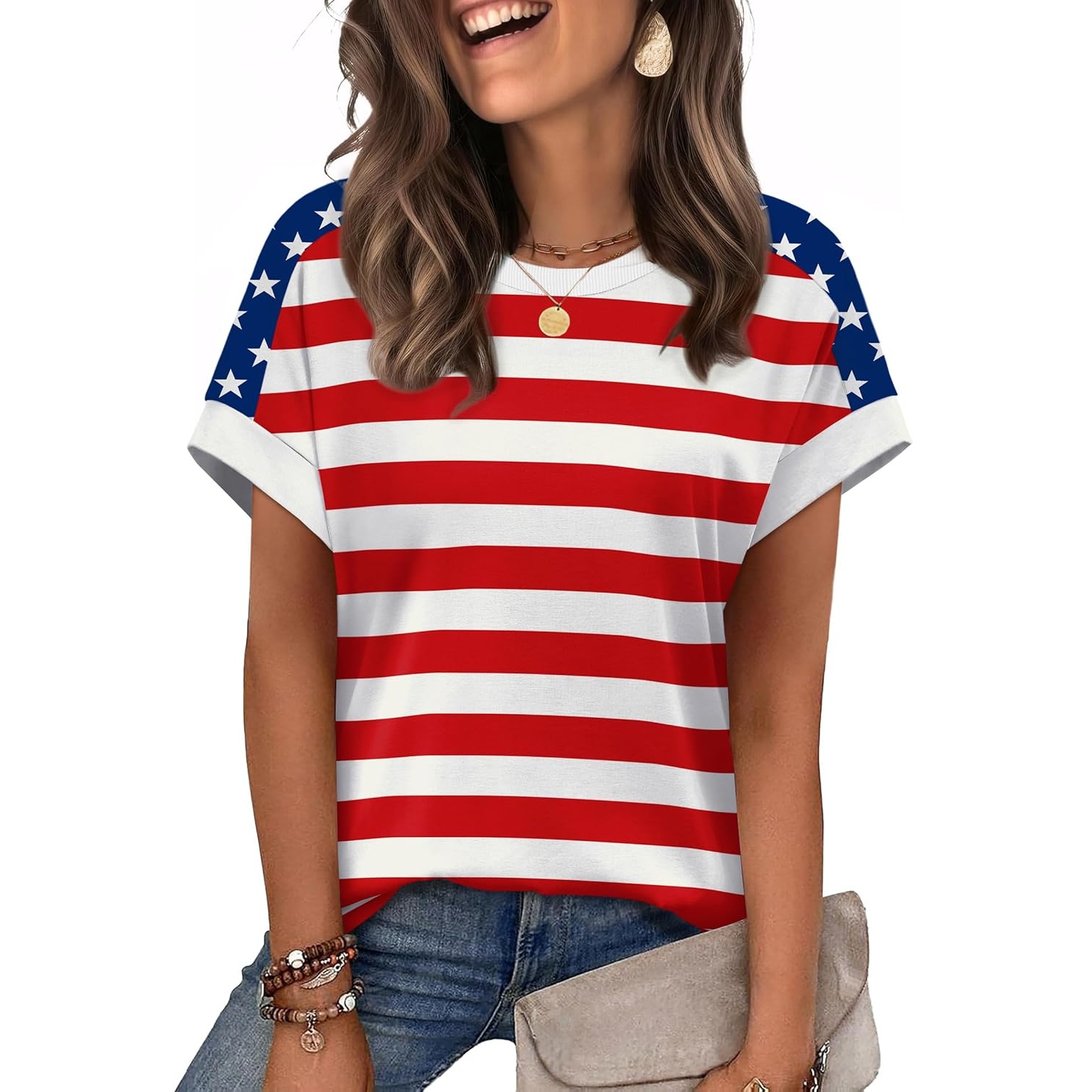 Casual Summer Spring Short Sleeve Shirts For Women