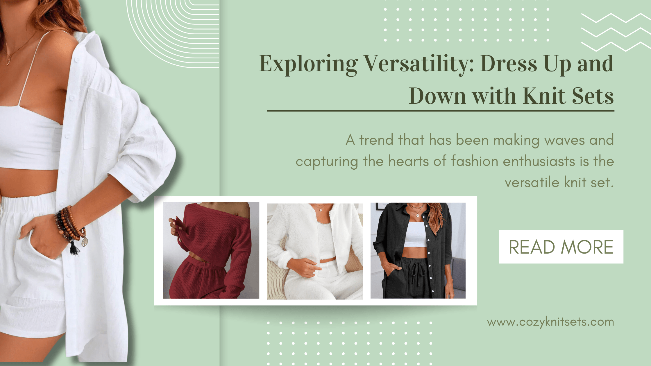 Exploring Versatility: Dress Up and Down with Knit Sets-Cozy Knit Sets