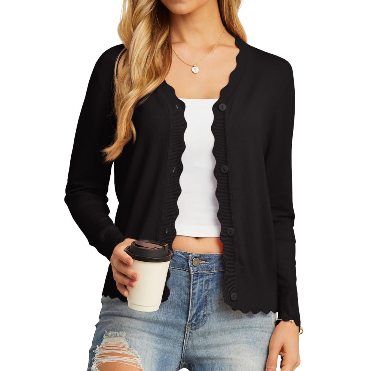 Long Sleeve Cardigan Sweater For Everyday Wear For Women