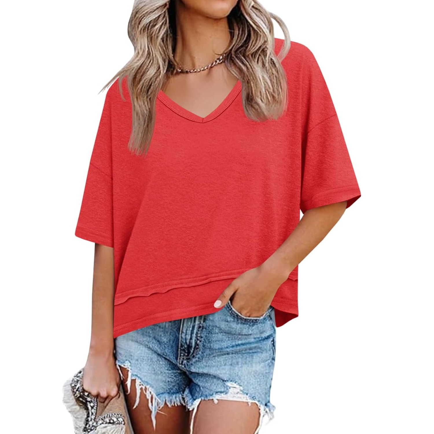 Casual Short Sleeve Tops For Women