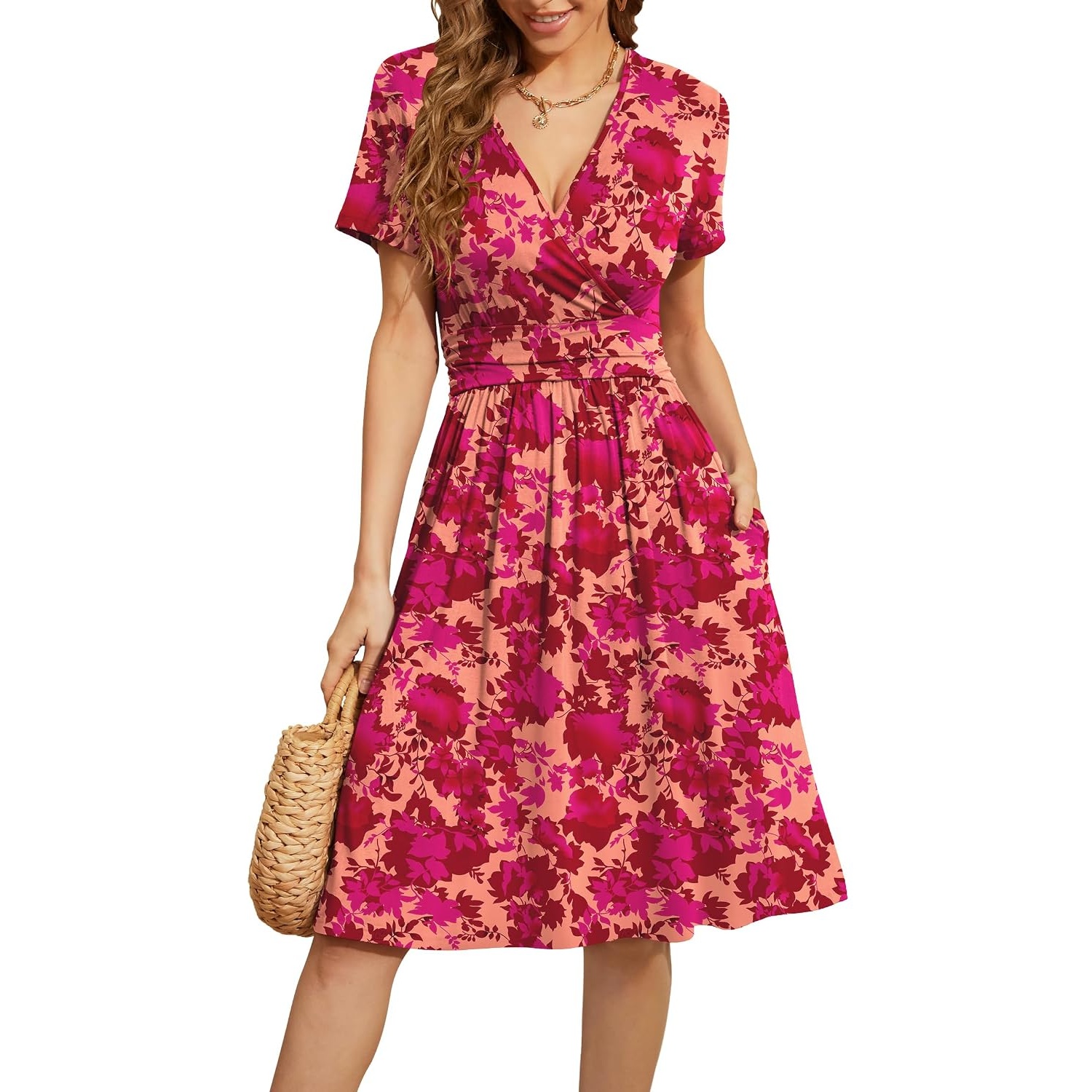 Casual Short Sleeve Dress For Parties And Everyday Wear For Women