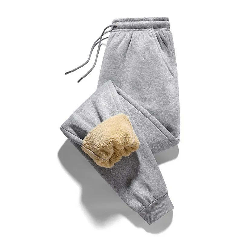 Fleece Lined Winter Joggers For Men-Cozy Knit Sets