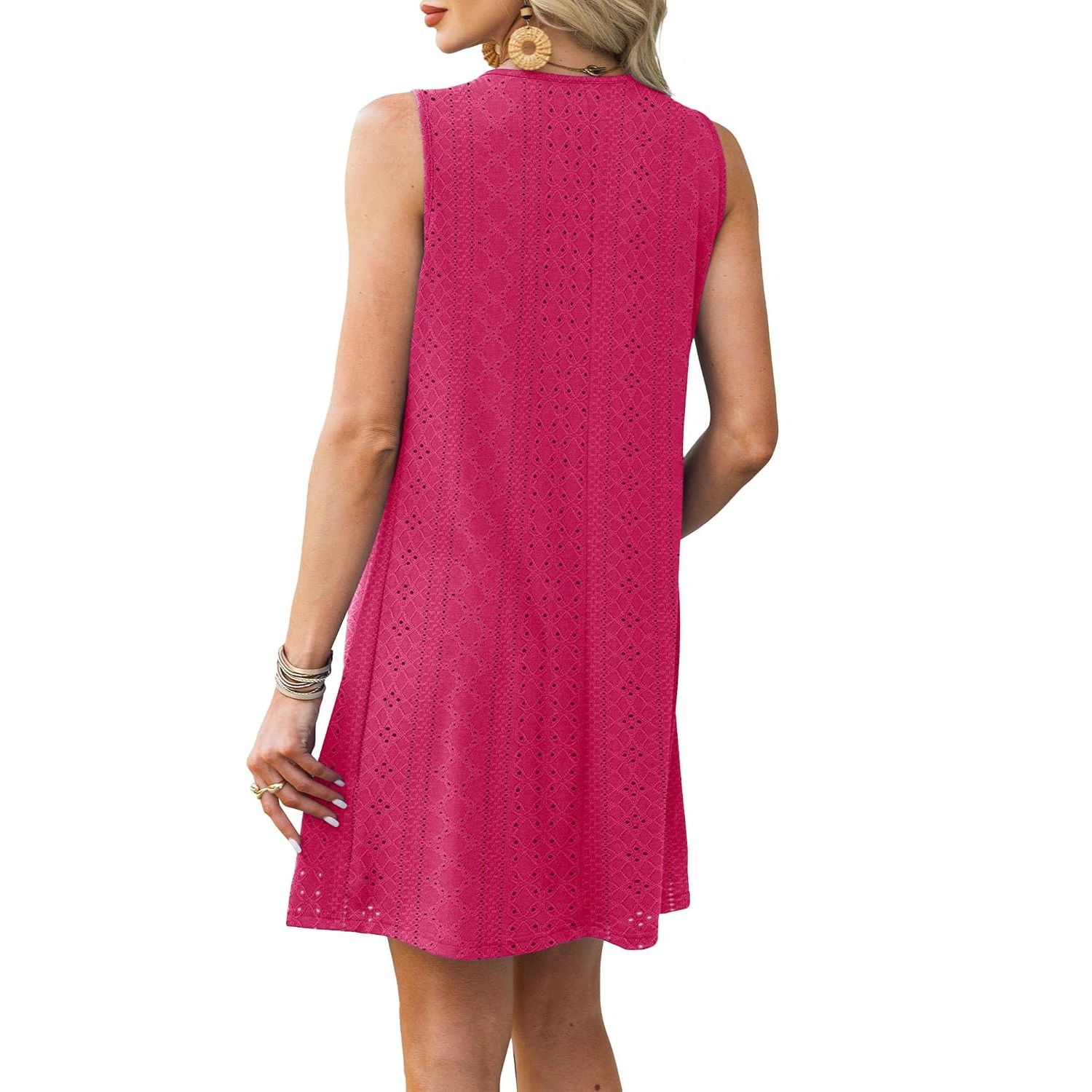 Boho Sleeveless Coverup Swimsuit Dress For Women