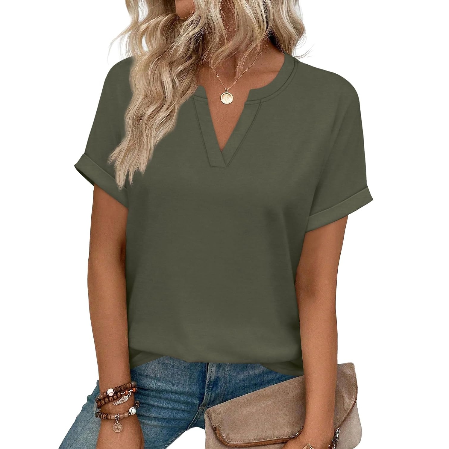 Casual Spring Summer Short Sleeve T Shirt For Women