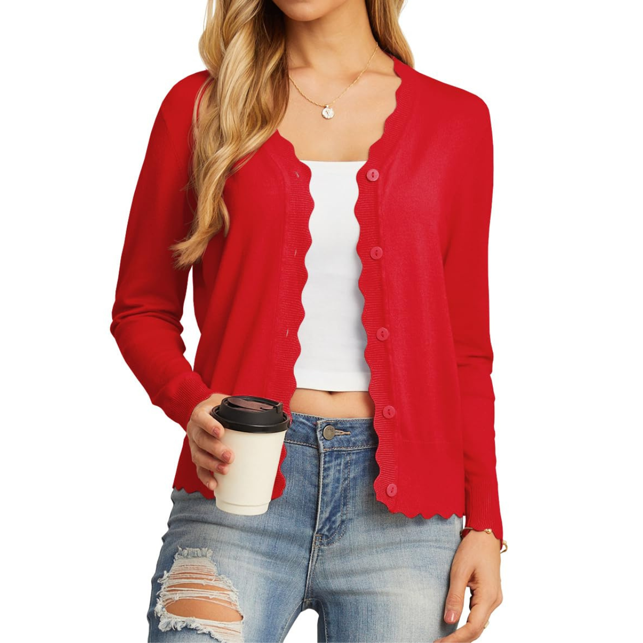 Long Sleeve Cardigan Sweater For Everyday Wear For Women
