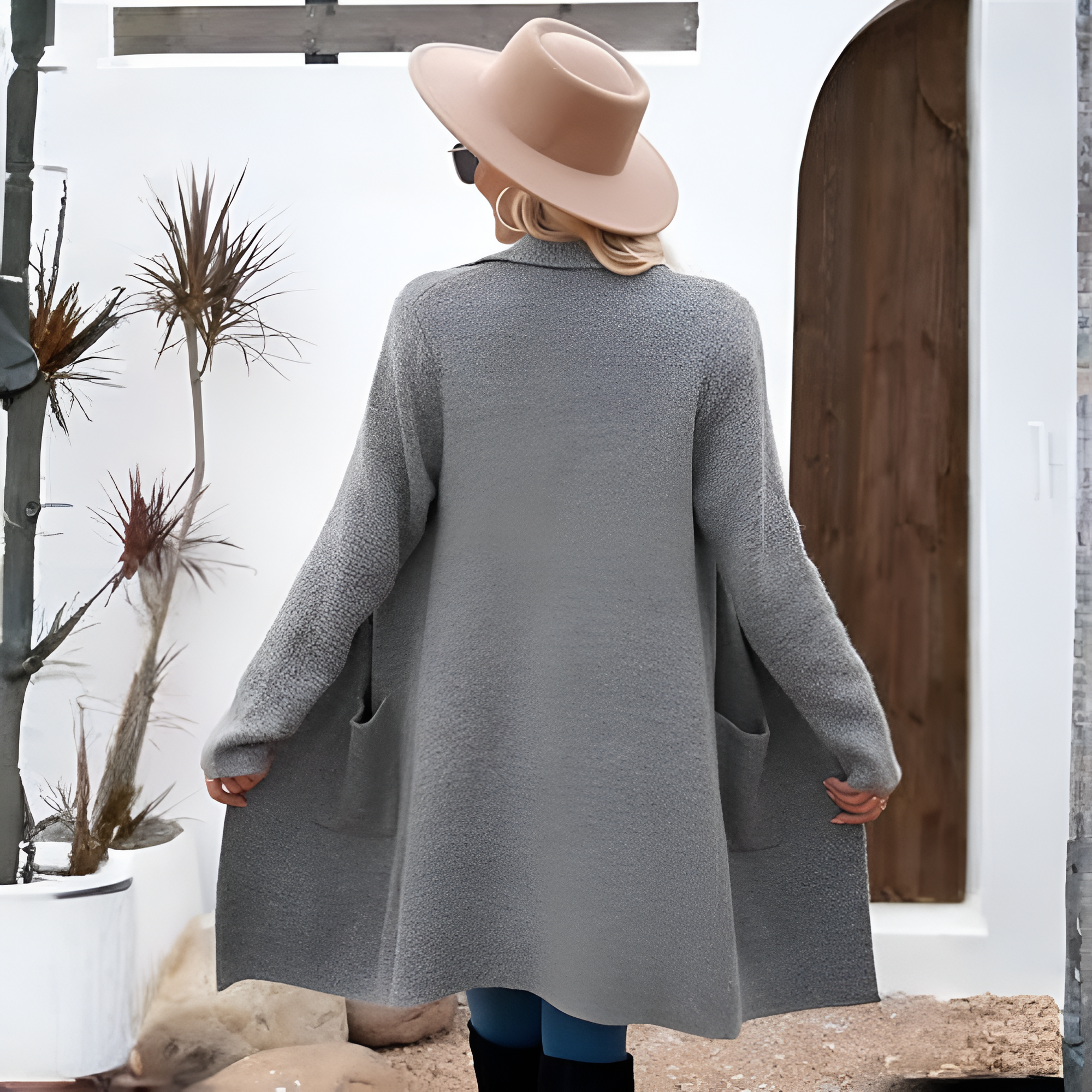 Long Open Front Cardigan Coat for WomenLong Open Front Cardigan Coat for Women - Image 22