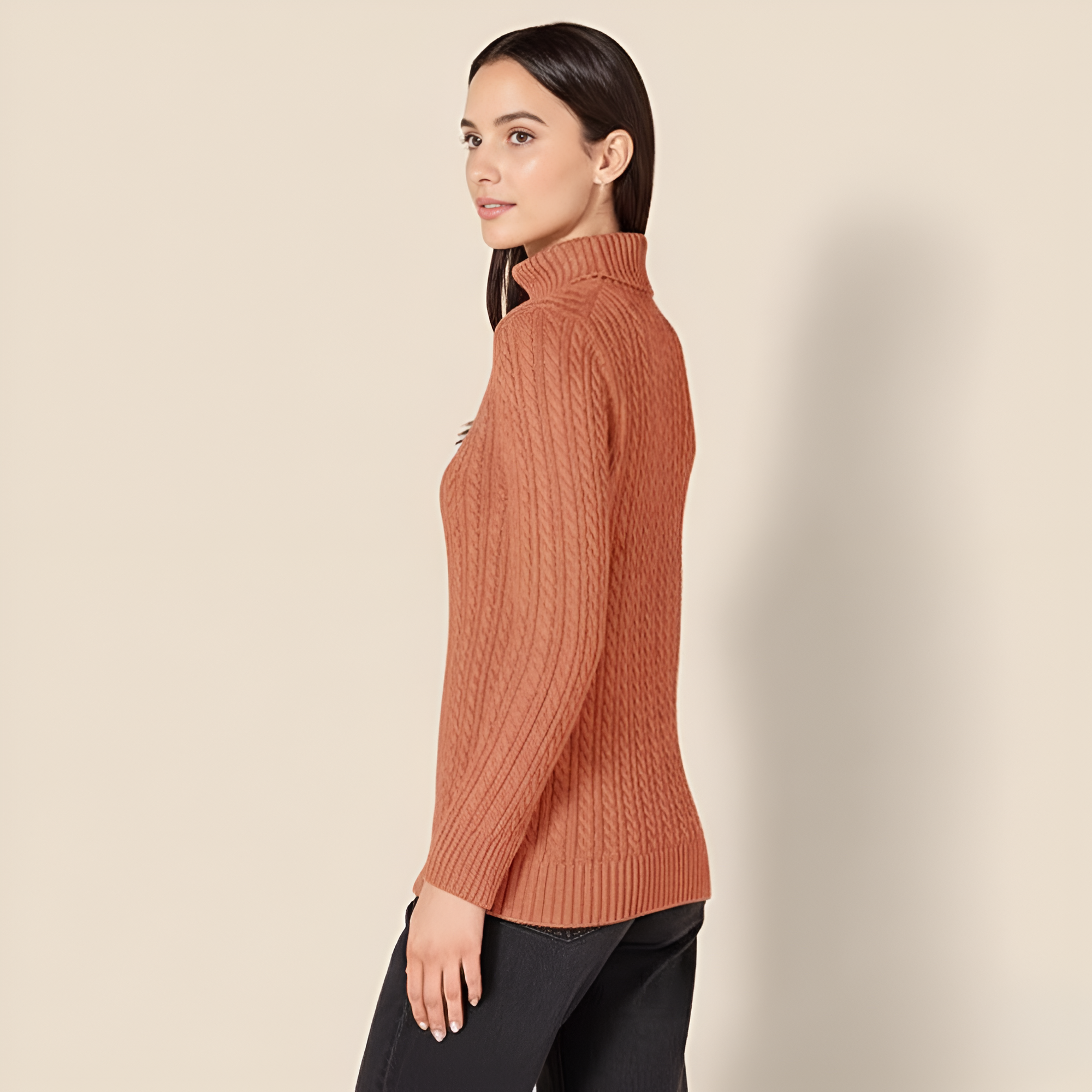 Classic Fisherman Cable Knit Sweater