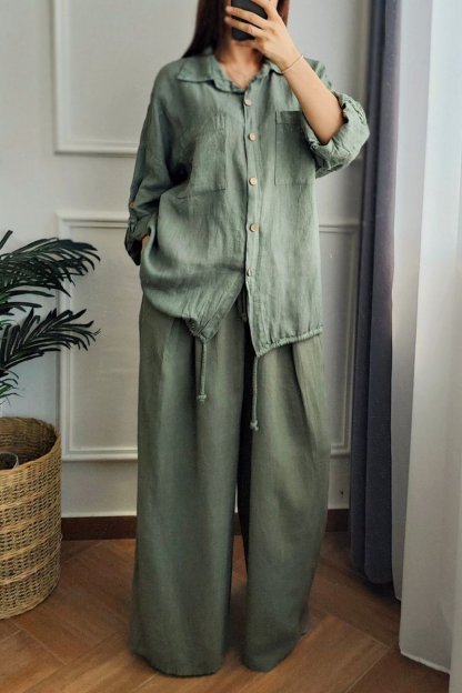 Textured Two pieces Set-Cozy Knit Sets