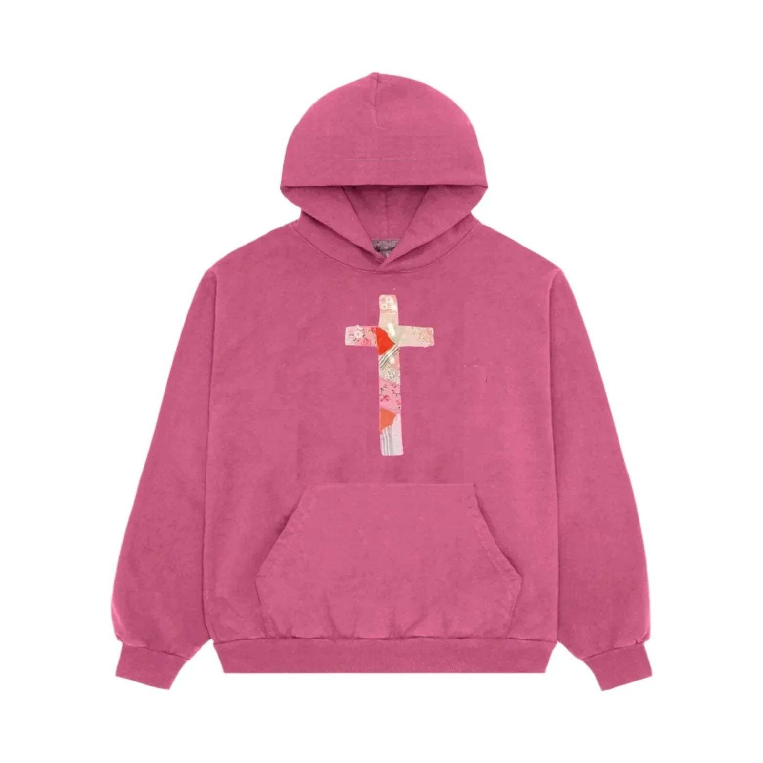 Graphic Patch Pullover Hoodie