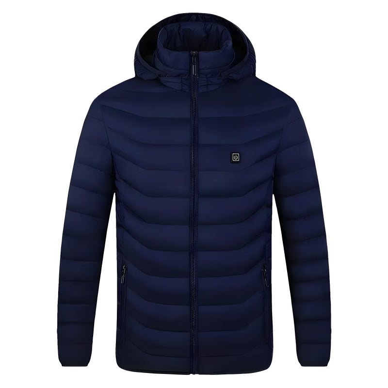 Heated Outdoor Jacket With Adjustable Temperature Control-Cozy Knit Sets