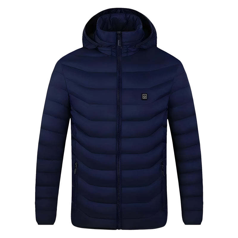 Heated Outdoor Jacket With Adjustable Temperature Control-Cozy Knit Sets