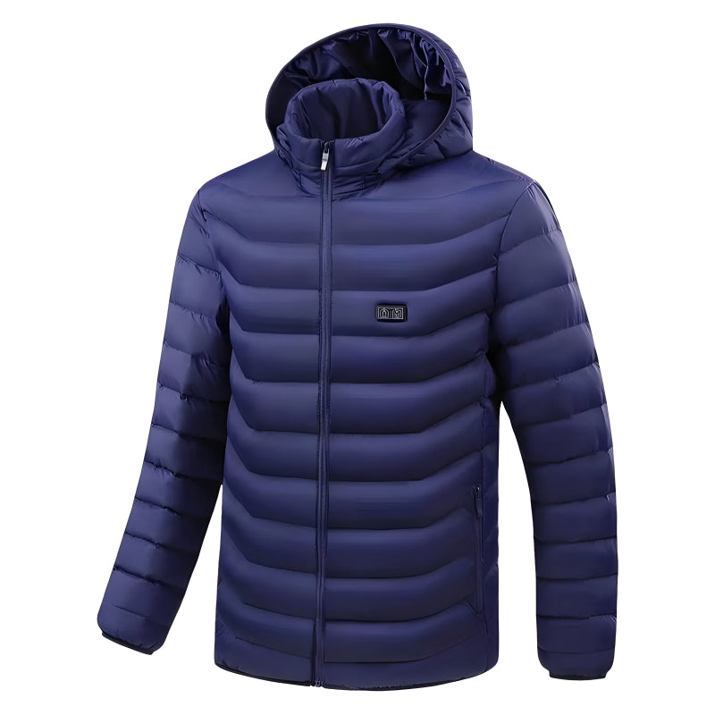 Heated Outdoor Jacket With Adjustable Temperature Control-Cozy Knit Sets