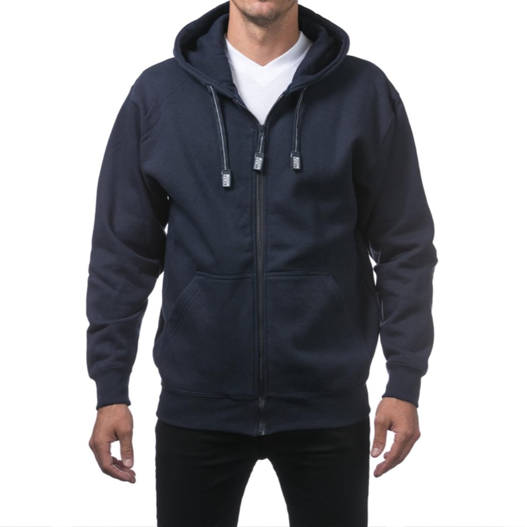 Heavyweight Full Zip Fleece Hoodie