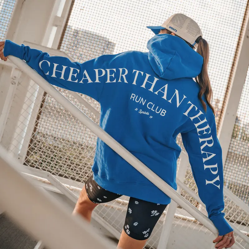 Run Club Back Print Pullover Hoodie