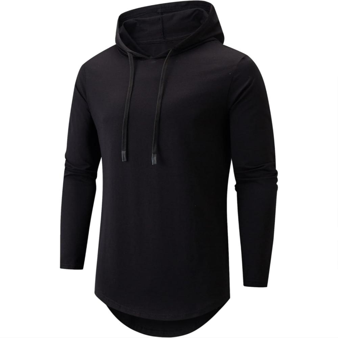 Men Cotton Hooded T Shirt For Streetwear And Everyday Style