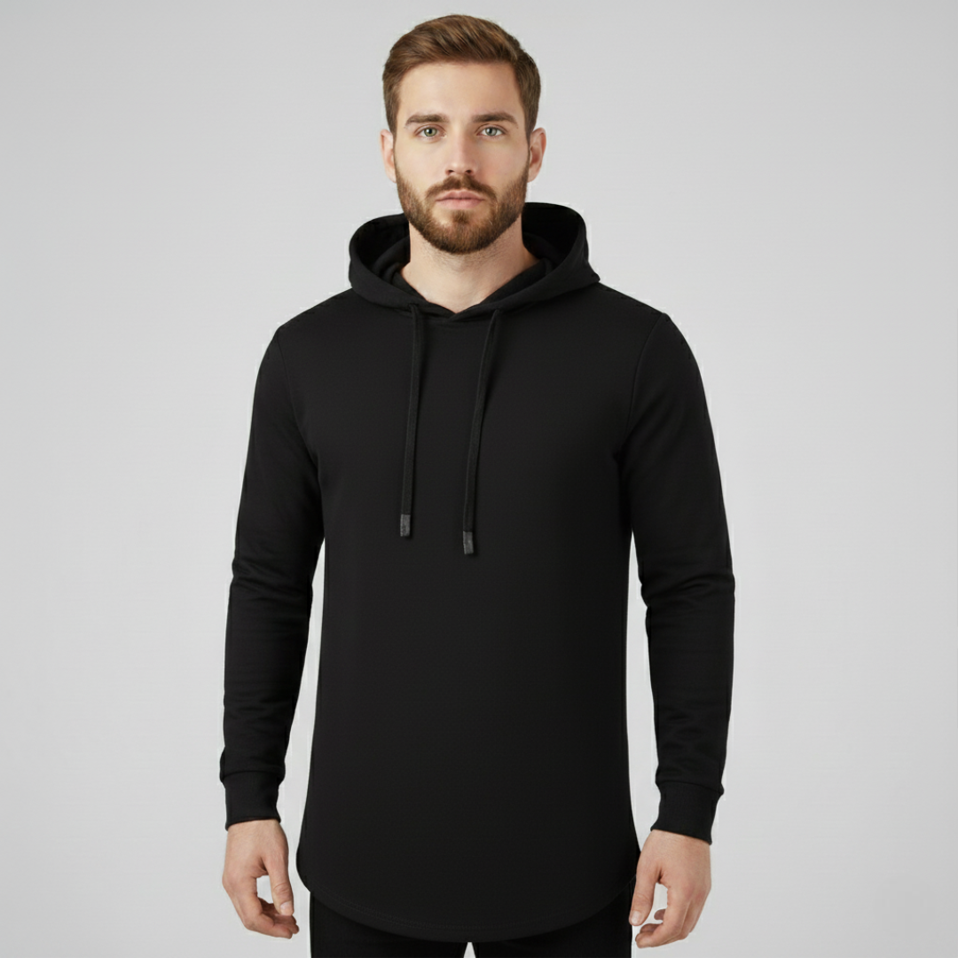 Men Cotton Hooded T Shirt For Streetwear And Everyday Style