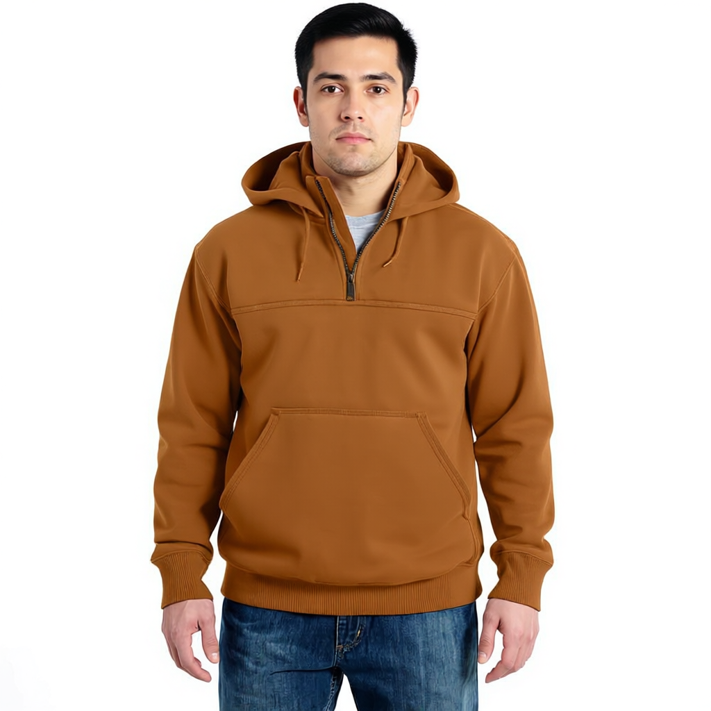 Men Rain Defender Quarter Zip Hoodies