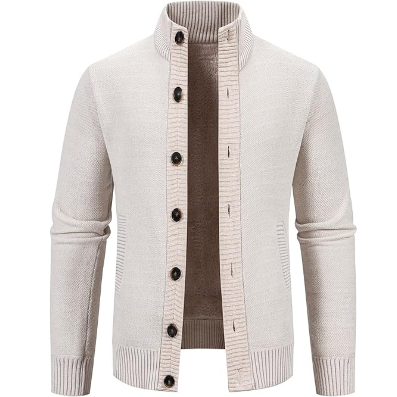 Mens Sweater Cardigan Knitted Long Sleeve Men Sweaters Fall