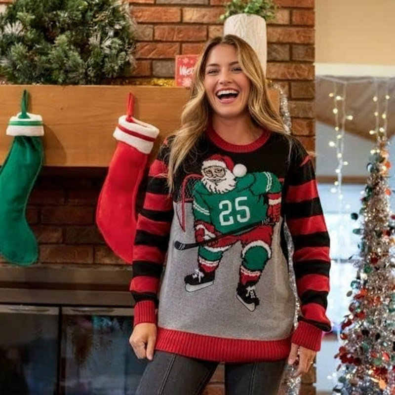 Long Sleeve High Collar Knit Sweater