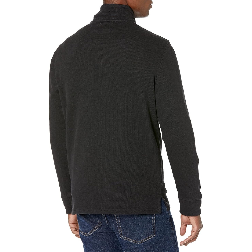 Quarter Zip French Rib Knit Sweater