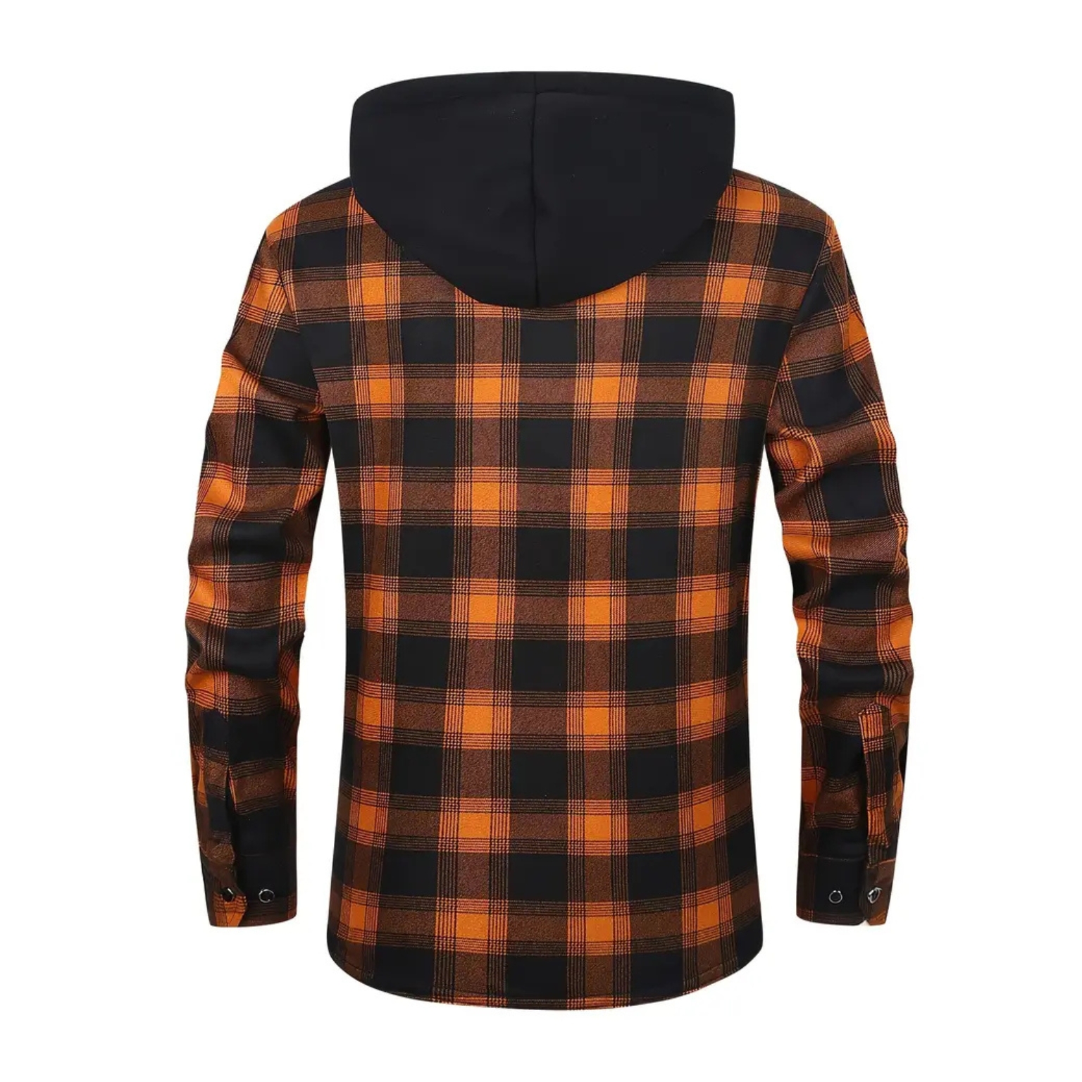 Thermal Flannel Plaid Winter Jacket With Pockets For Men