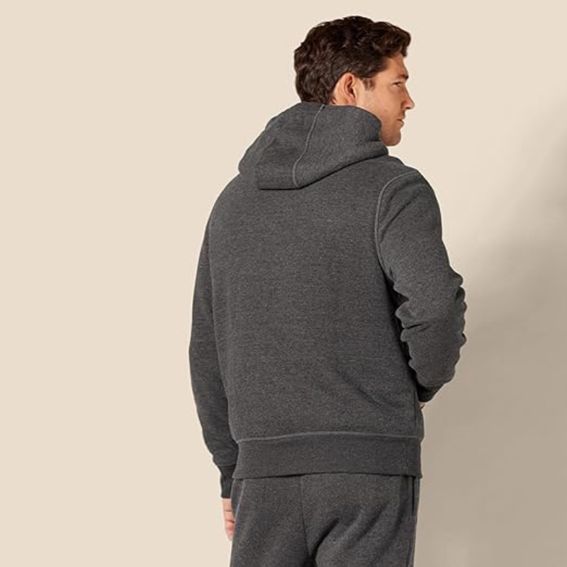 Mens Hoodies Sherpa Lined Pullover