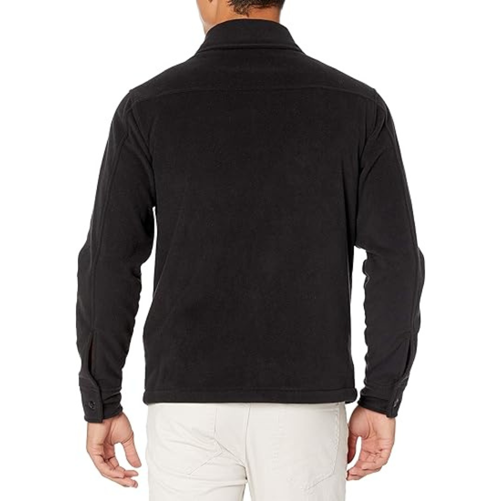 Men's Long Sleeve Polar Fleece Shirt Jacket