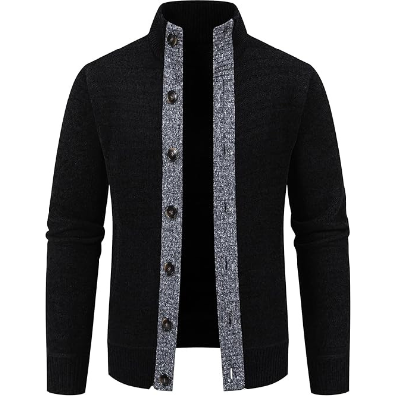 Mens Sweater Cardigan Knitted Long Sleeve Men Sweaters Fall