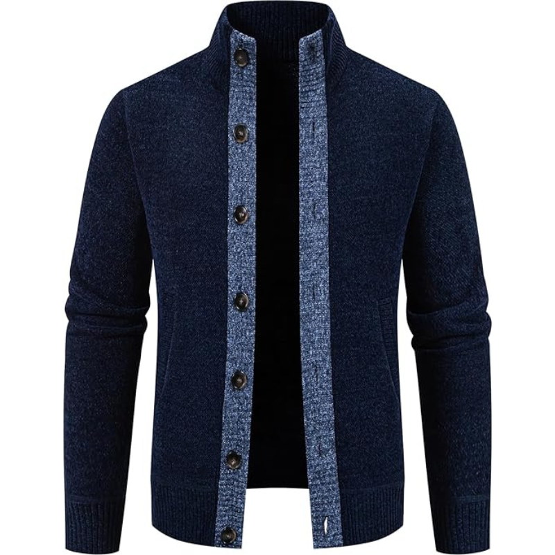 Mens Sweater Cardigan Knitted Long Sleeve Men Sweaters Fall