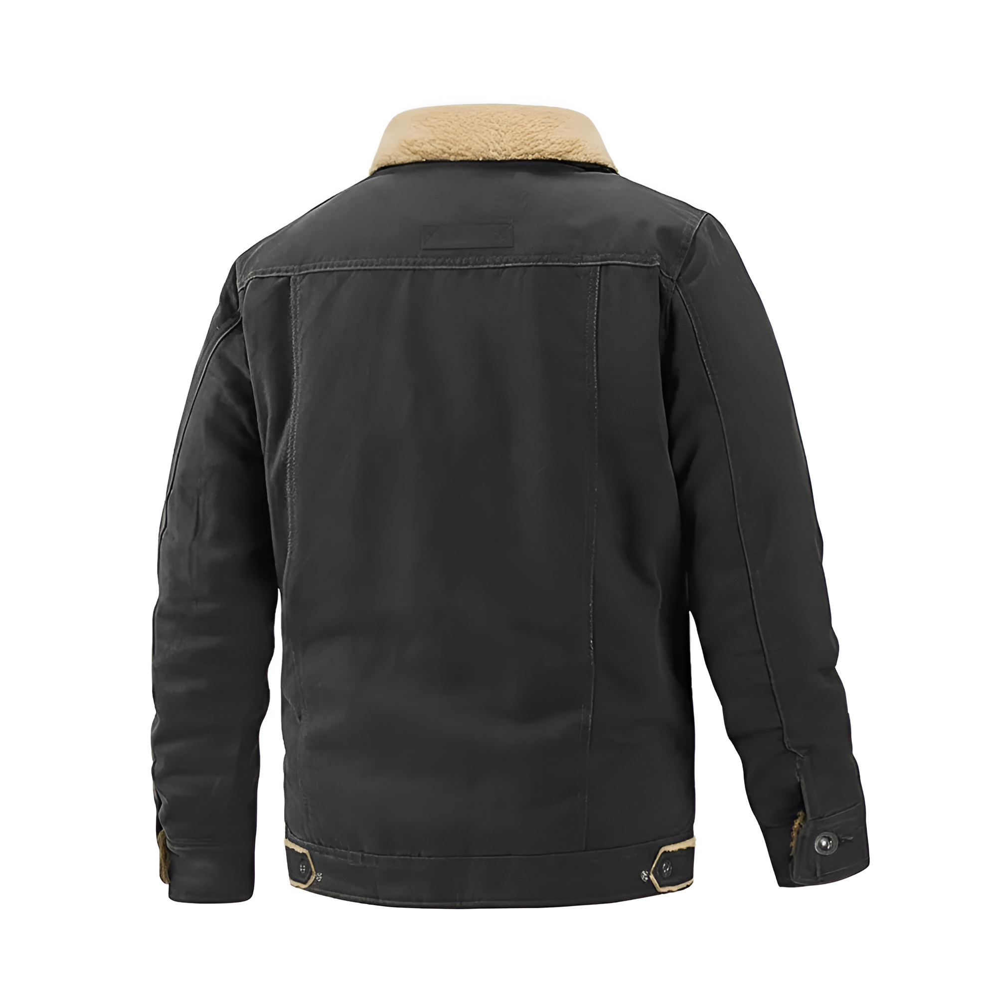 Thick Fleece Lined Utility Jacket For Men