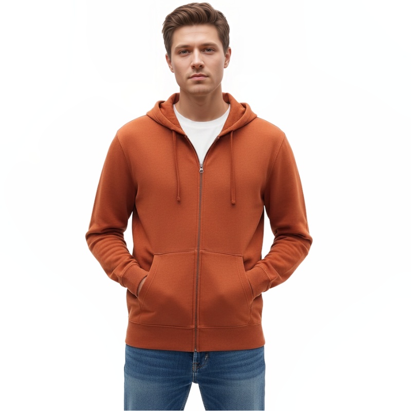 Classic Logo Heritage Full Zip Hoodie For Men