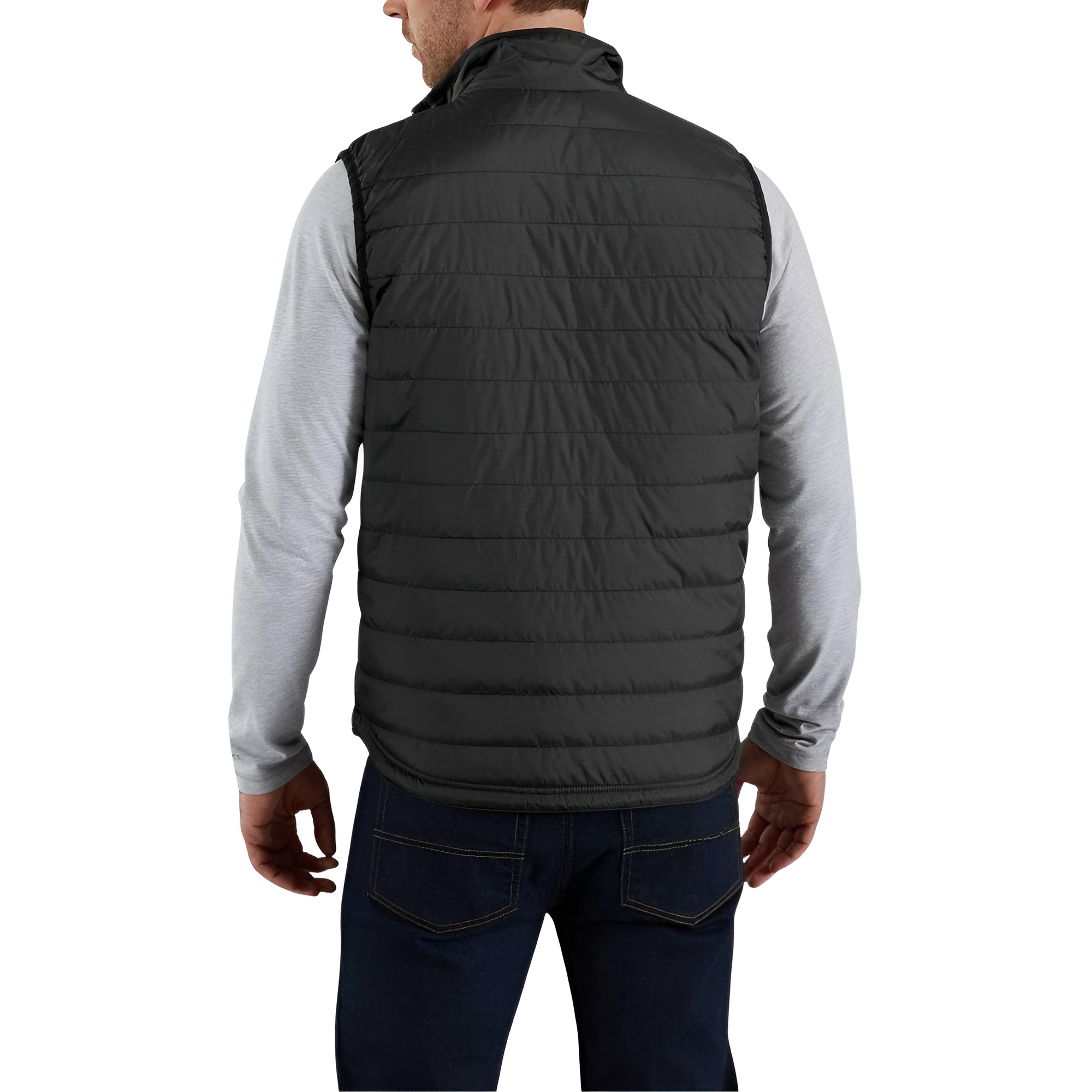 Lightweight Insulated Quilted Zip Front Outdoor Vest
