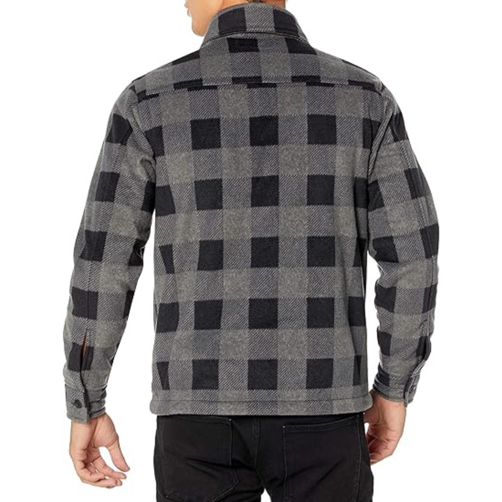 Men's Long Sleeve Polar Fleece Shirt Jacket
