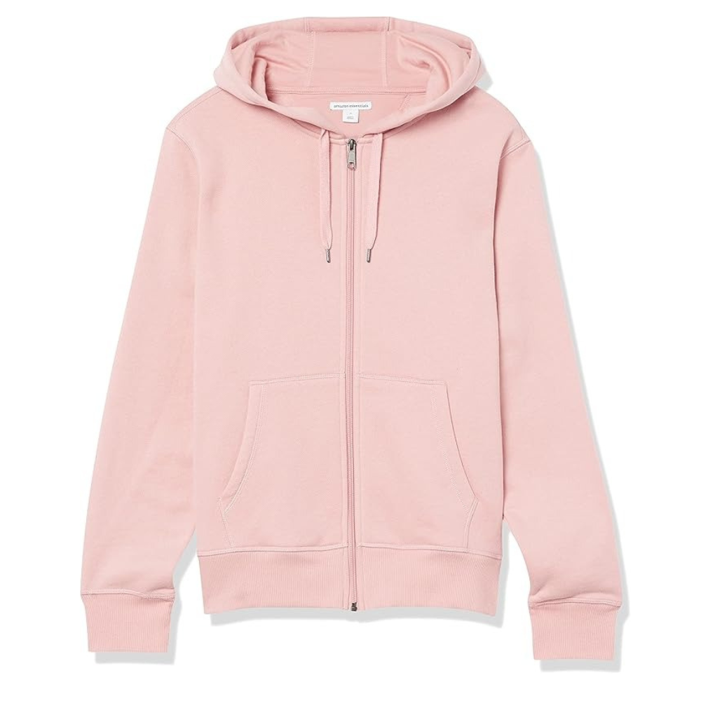 Essentials Zip Up Fleece Hoodie For Men