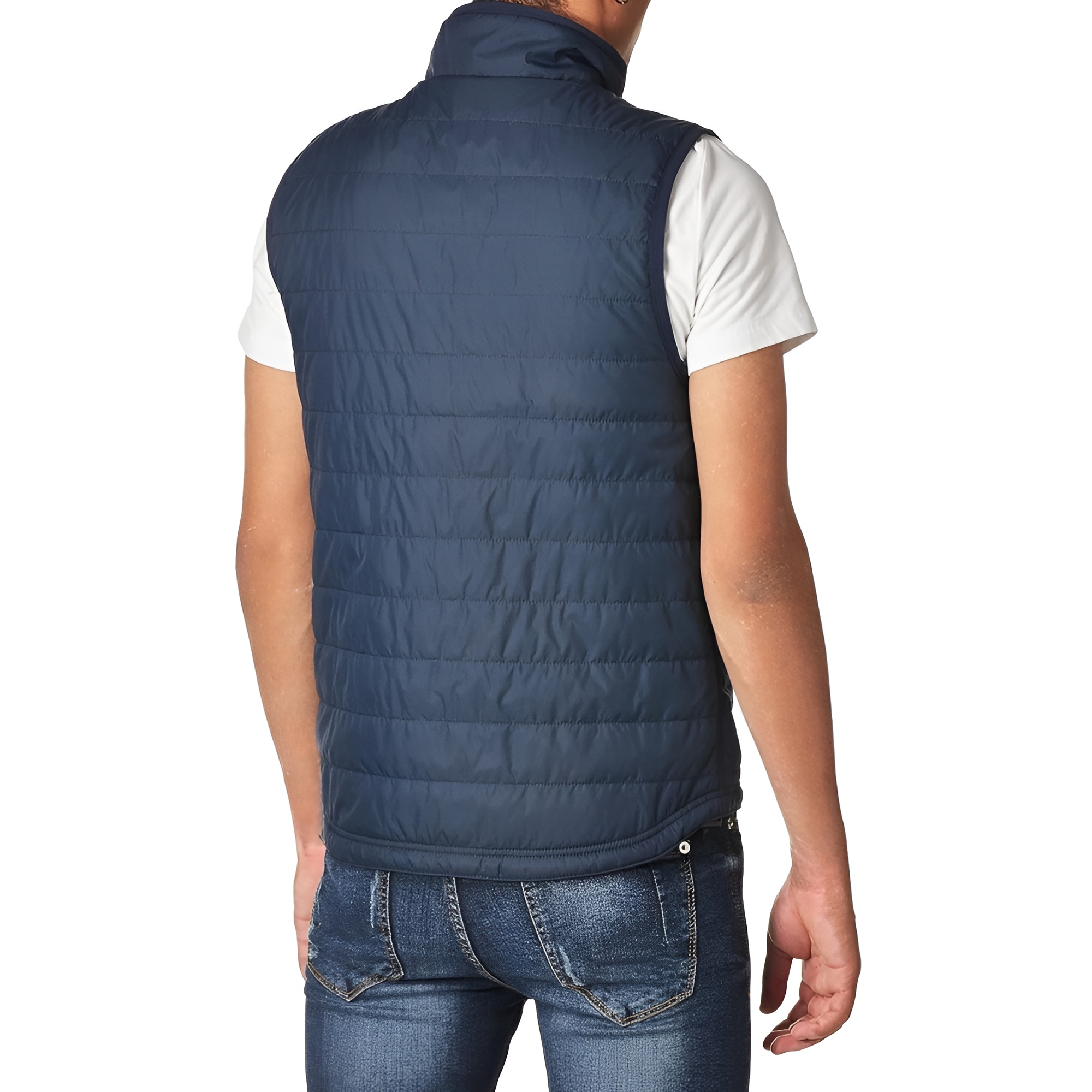 Lightweight Insulated Quilted Zip Front Outdoor Vest