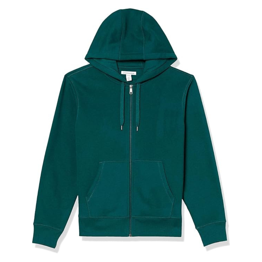 Essentials Zip Up Fleece Hoodie For Men