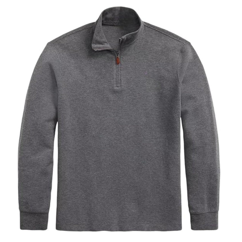 Classic Estate Rib Quarter Zip Pullover Sweater